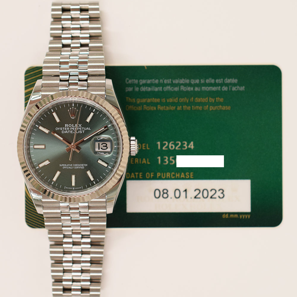 Datejust 36mmSteel and White Gold 126234