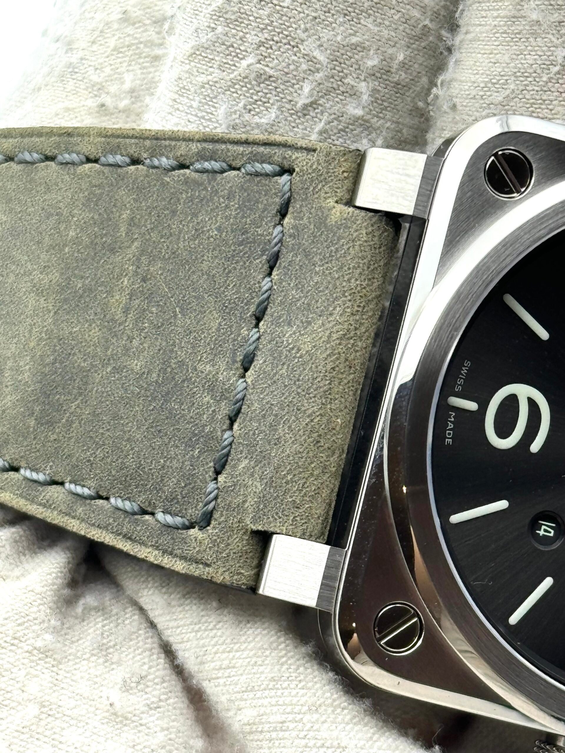 Bell &#038; Ross Grey Lum BR0392-GC3-ST/SCA