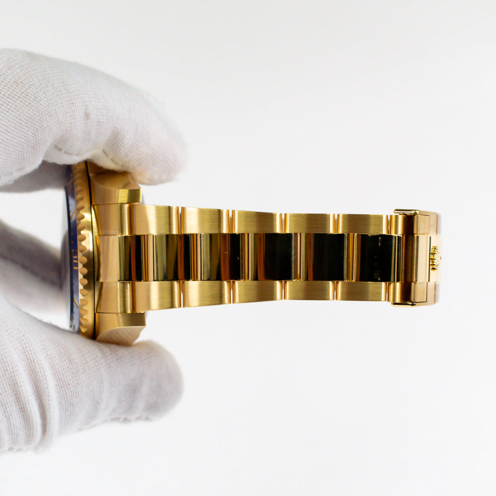 Deepsea 44mm Blue Ceramic Bezel  Yellow Gold 136668LB