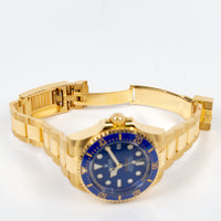 Deepsea 44mm Blue Ceramic Bezel  Yellow Gold 136668LB