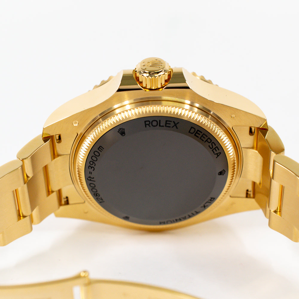 Deepsea 44mm Blue Ceramic Bezel  Yellow Gold 136668LB