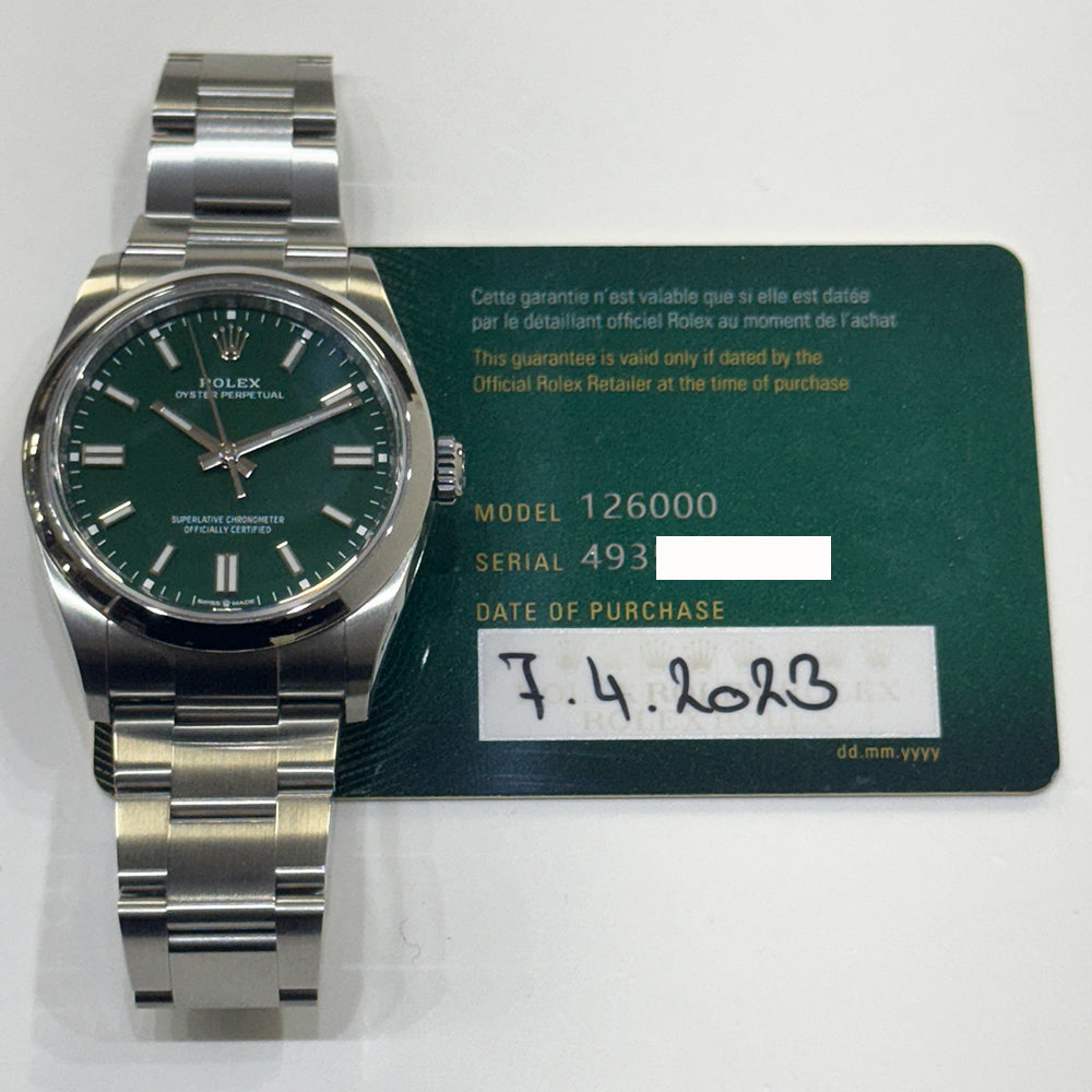 Oyster Perpetual 36mm Steel 126000