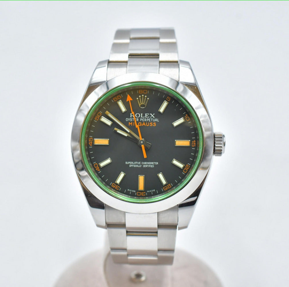 Milgauss Green Crystal 116400GV