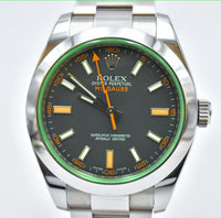 Milgauss Green Crystal 116400GV