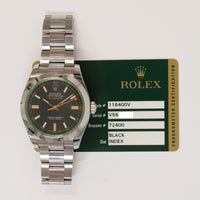 Milgauss Green Crystal 116400GV