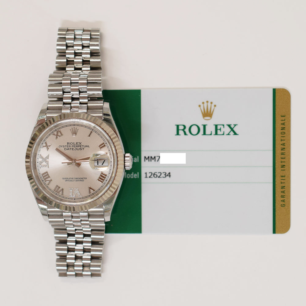 Datejust 36mmSteel and White Gold 126234