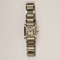 Tank Française Small - Steel and Gold W51007Q4