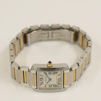 Tank Française Small - Steel and Gold W51007Q4