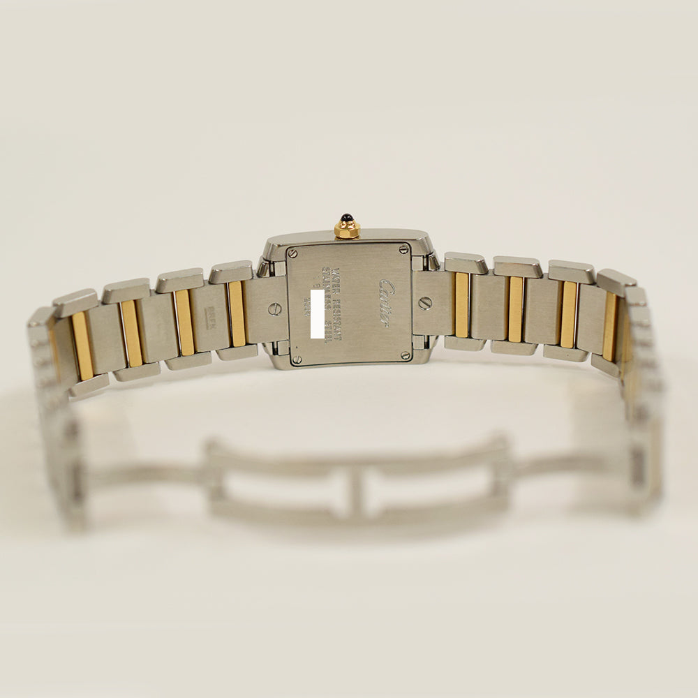 Tank Française Small - Steel and Gold W51007Q4