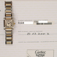 Tank Française Small - Steel and Gold W51007Q4