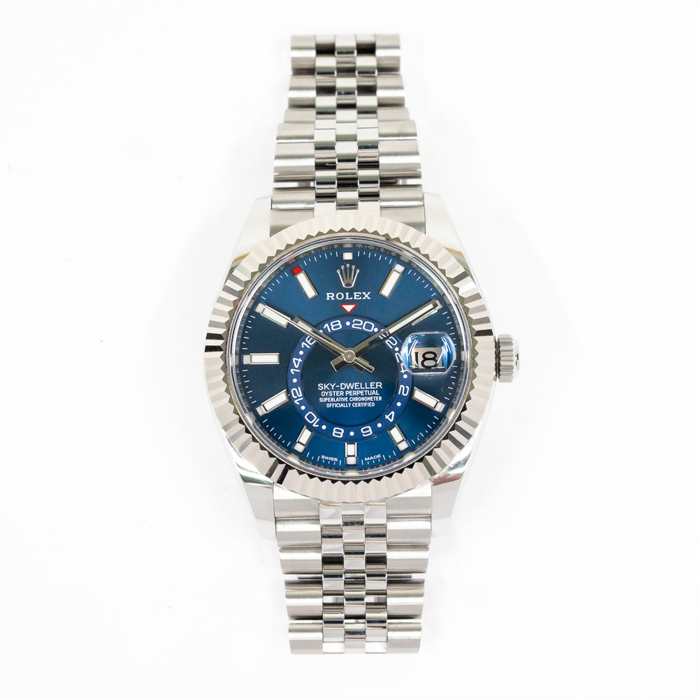 Sky-Dweller Steel and White Gold 326934