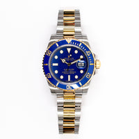 Submariner Date 40mm Blue Bezel Steel and Yellow Gold 116613LB