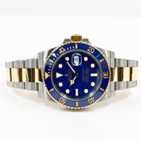 Submariner Date 40mm Blue Bezel Steel and Yellow Gold 116613LB