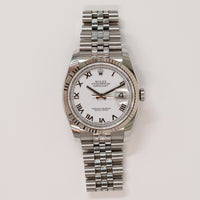 Datejust 36mm Steel and White Gold 116234