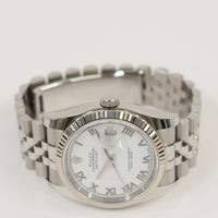 Datejust 36mm Steel and White Gold 116234
