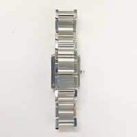 Tank Française Small - Steel - 20mm x 25mm Quartz W51008Q3
