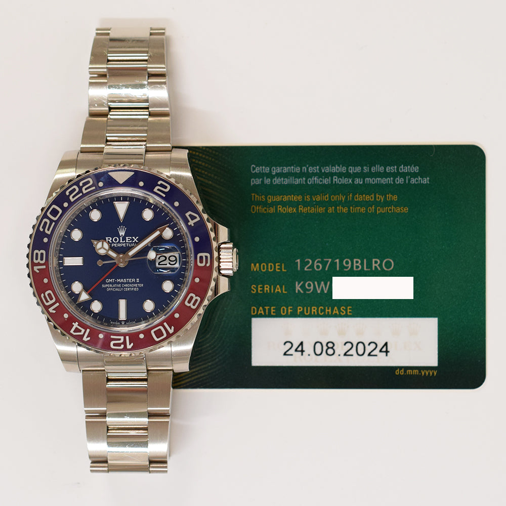 GMT-Master II White Gold "Pepsi" 126719BLRO
