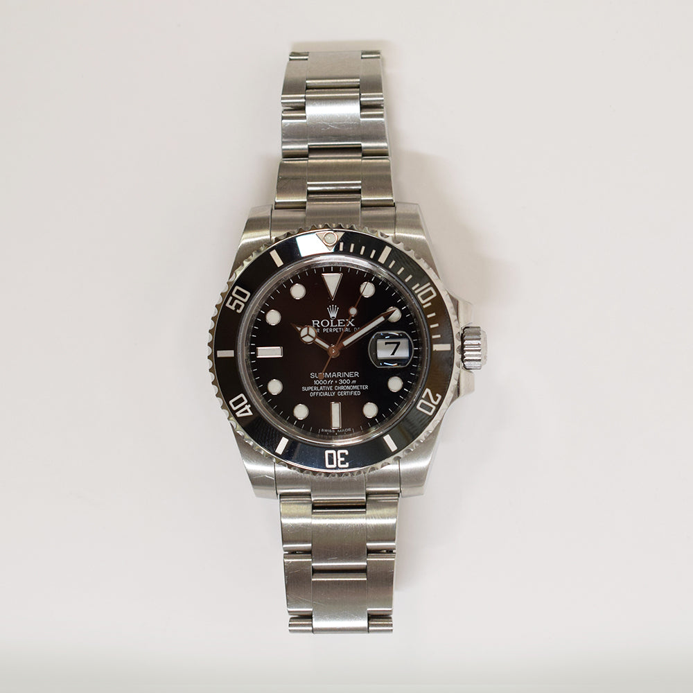 Submariner Date 40mm Black Bezel Steel 116610LN