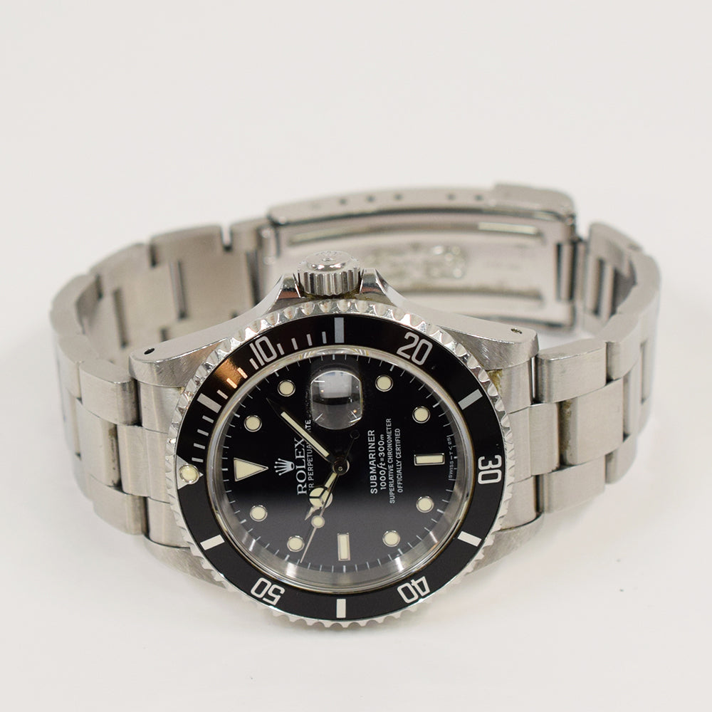 Submariner No Date 41mm Aluminium Stainless Steel 16610