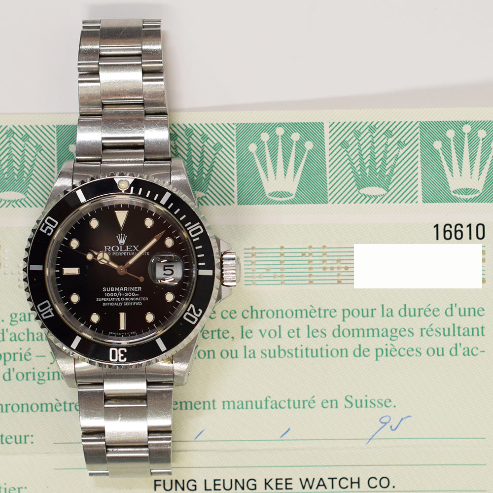 Submariner No Date 41mm Aluminium Stainless Steel 16610