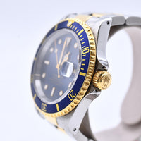 Submariner Date 40mm Blue Bezel Steel and Yellow Gold 16613LB