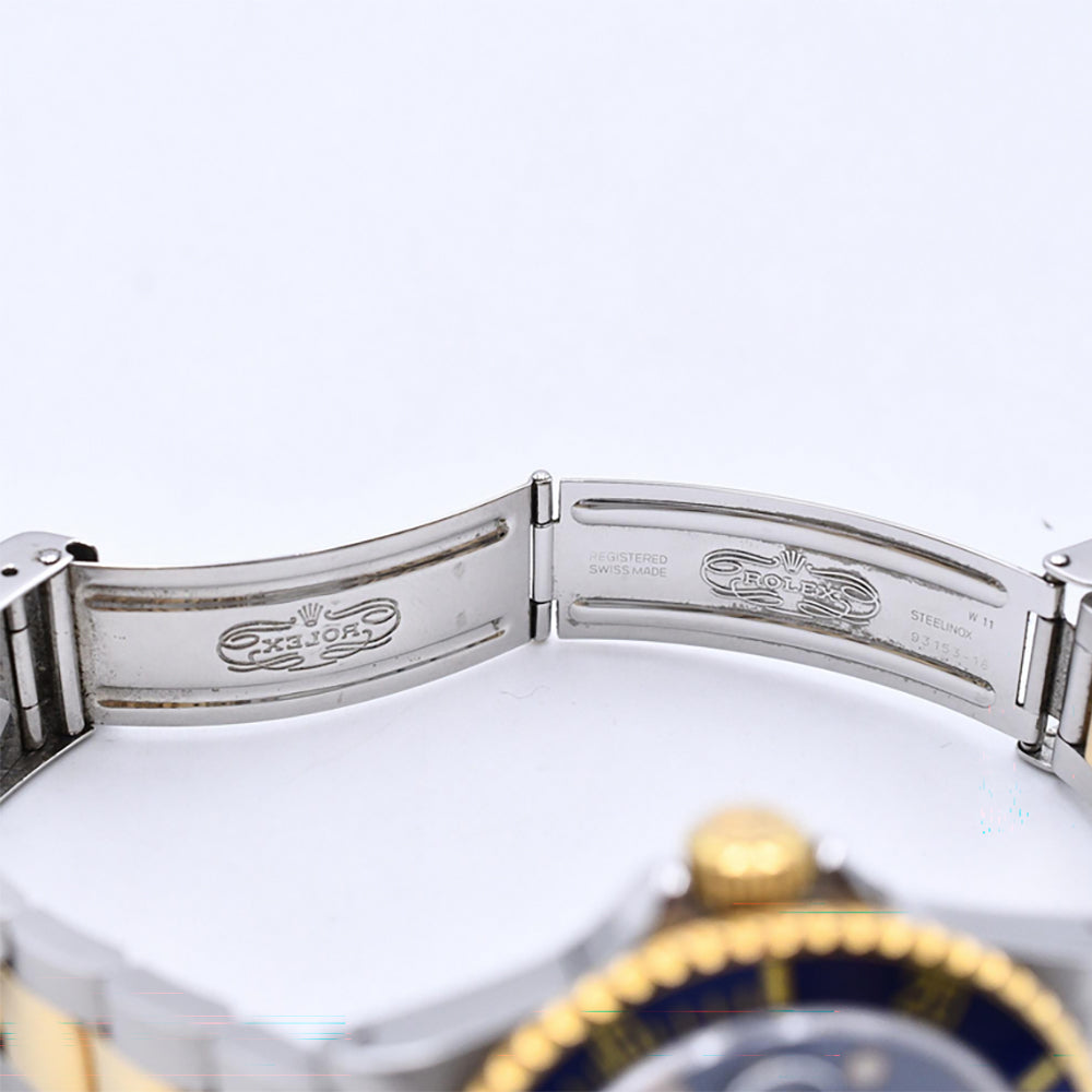 Submariner Date 40mm Blue Bezel Steel and Yellow Gold 16613LB