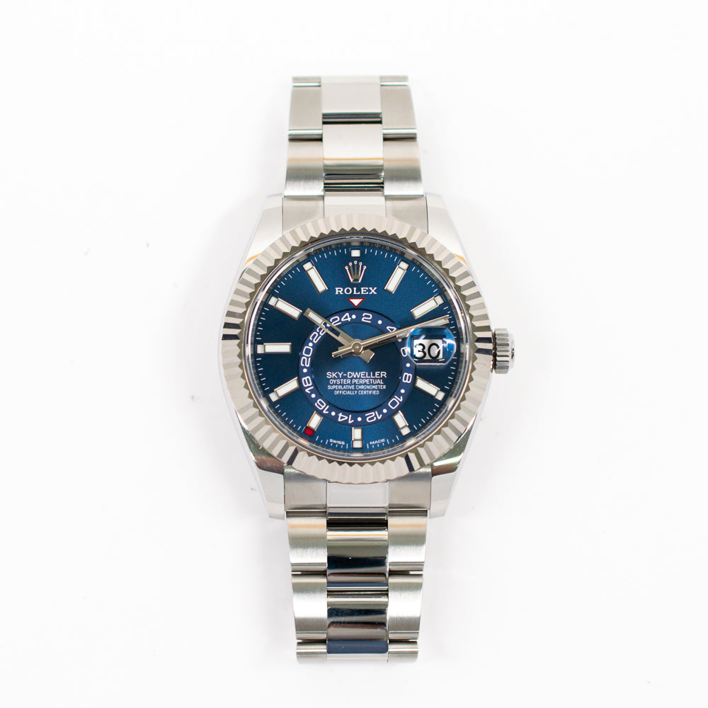 Sky-Dweller Steel and White Gold 326934