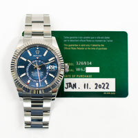 Sky-Dweller Steel and White Gold 326934
