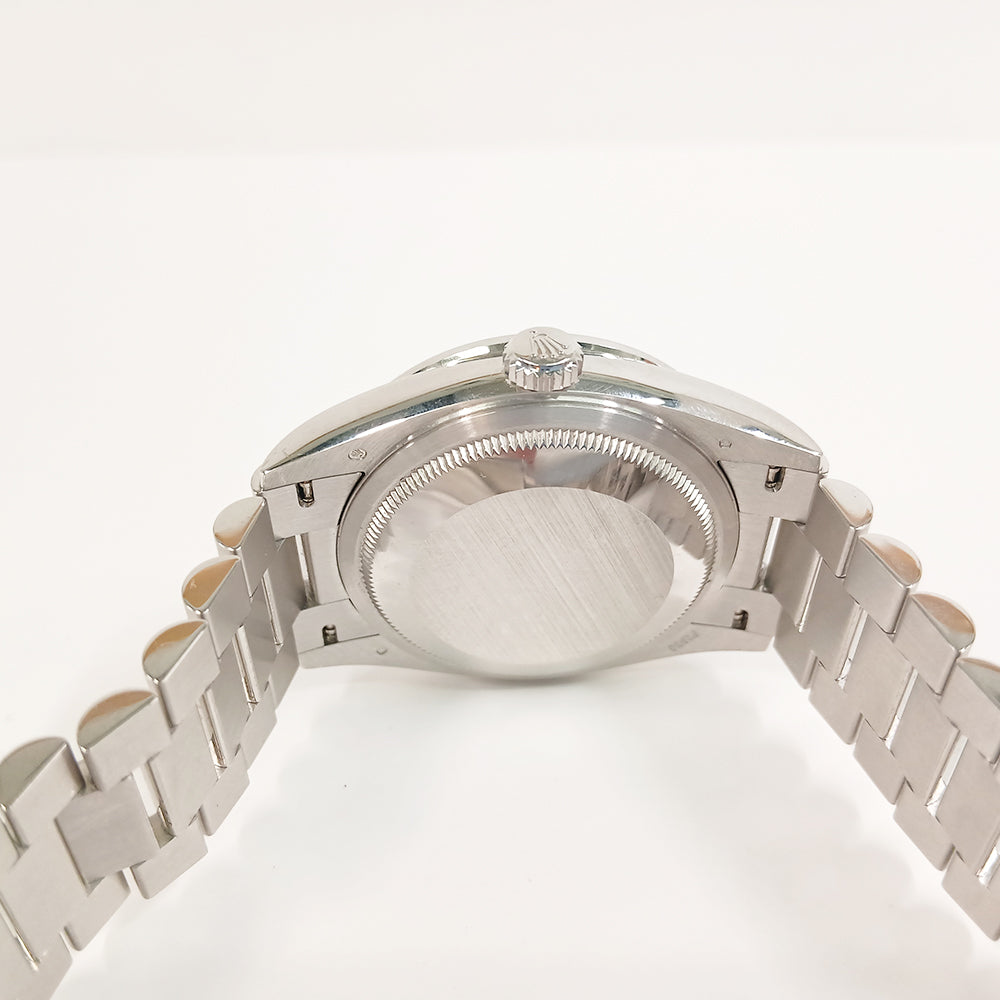 Day-Date President 36mm Platinum Baguette Diamond Bezel 128396TBR