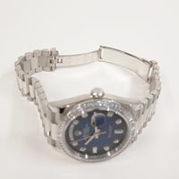 Day-Date President 36mm Platinum Baguette Diamond Bezel 128396TBR