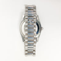 Day-Date President 36mm Platinum Baguette Diamond Bezel 128396TBR