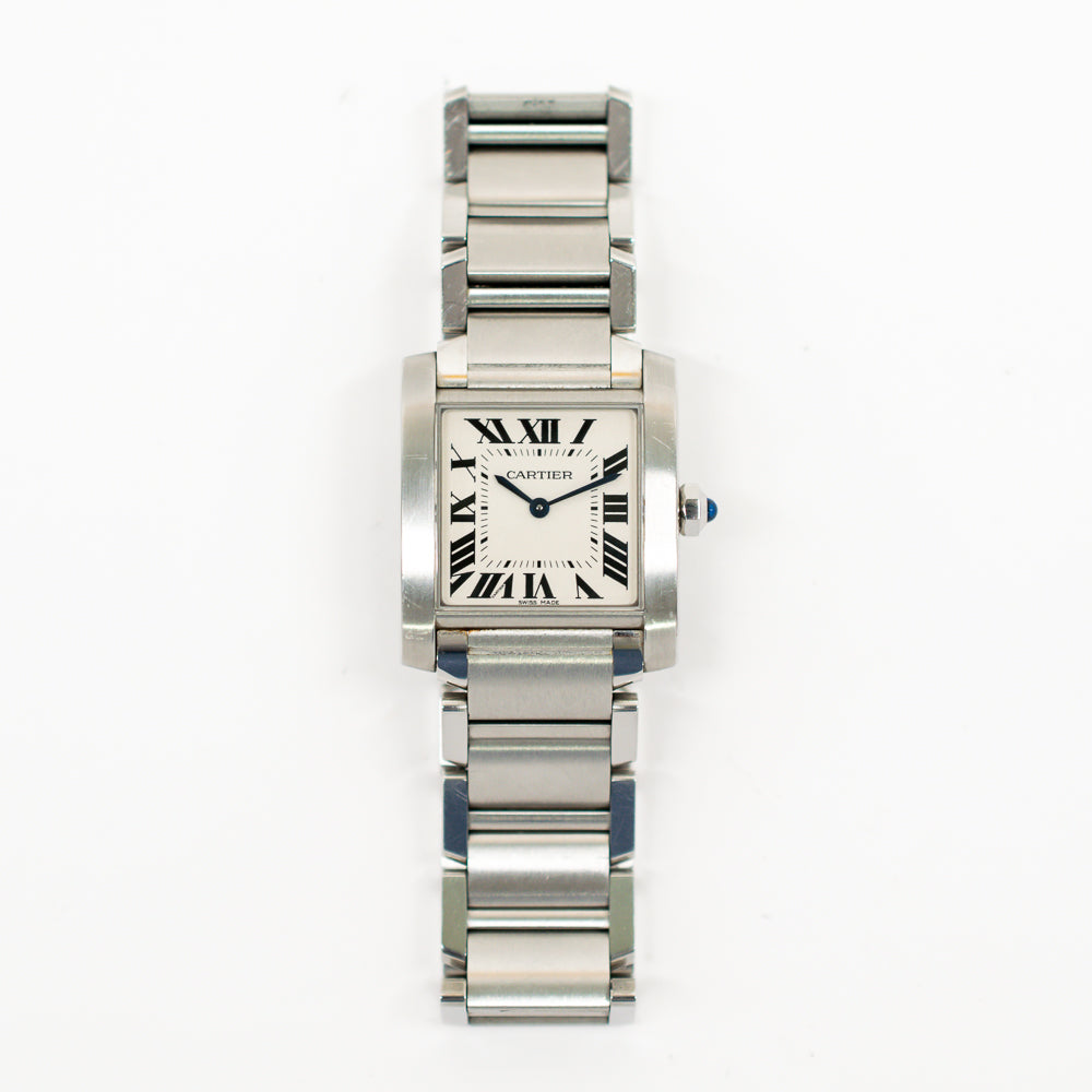 Tank Française Medium Quartz - Stainless Steel - 30mm x 25mm  WSTA0005