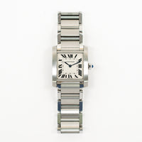 Tank Française Medium Quartz - Stainless Steel - 30mm x 25mm  WSTA0005