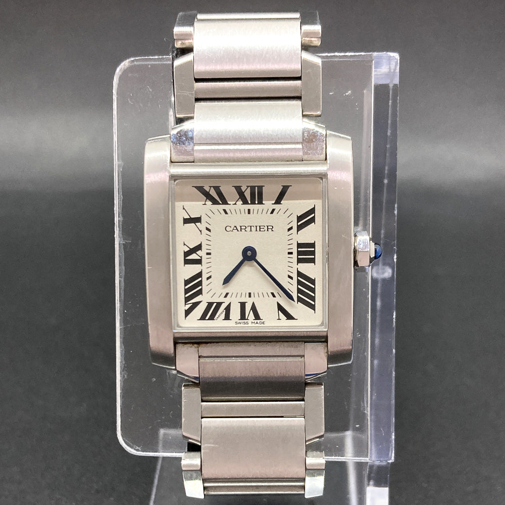 Tank Française Medium Quartz - Stainless Steel - 30mm x 25mm  WSTA0005