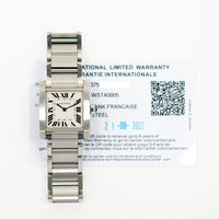 Tank Française Medium Quartz - Stainless Steel - 30mm x 25mm  WSTA0005