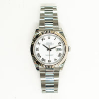 Datejust 41mm Steel and White Gold 126334