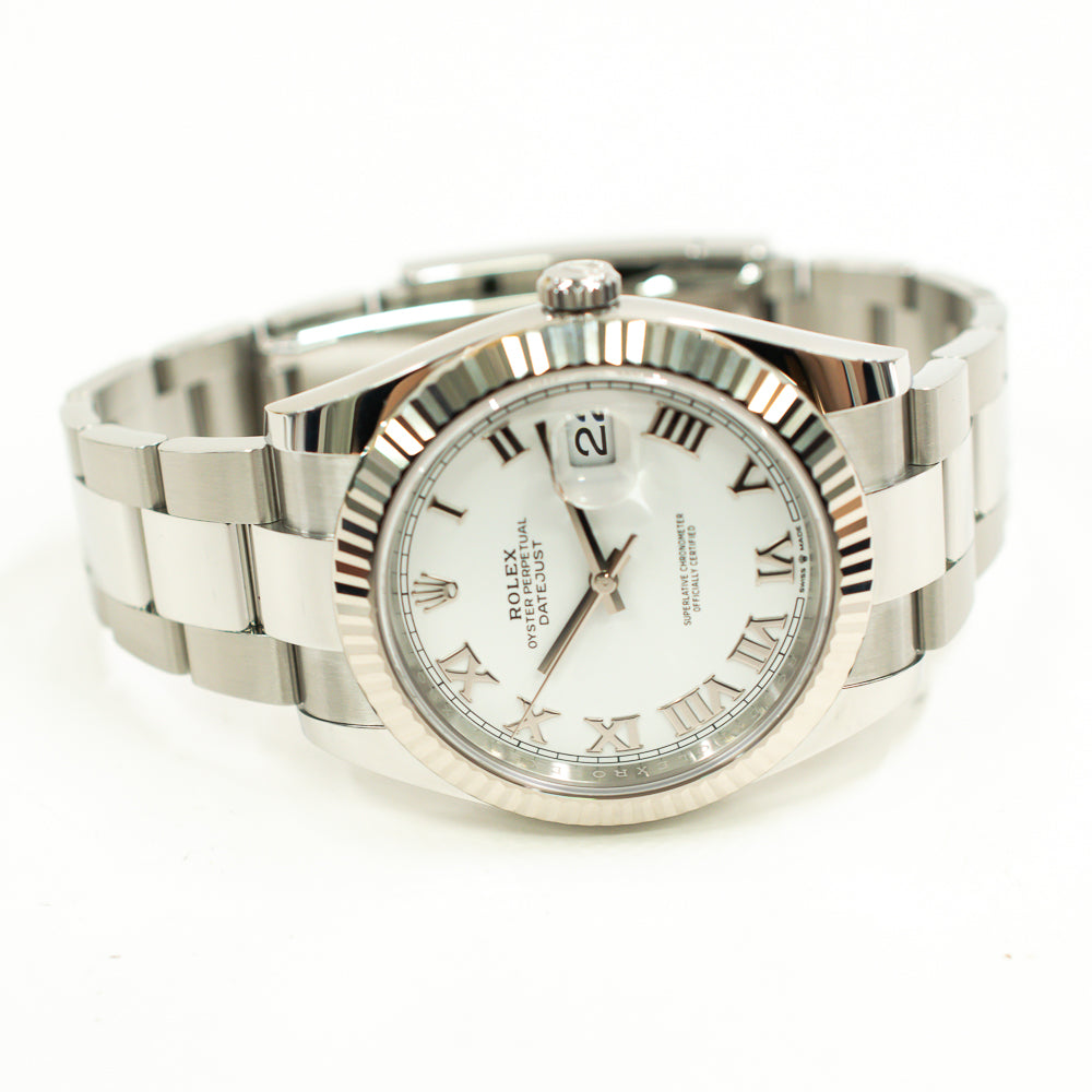Datejust 41mm Steel and White Gold 126334