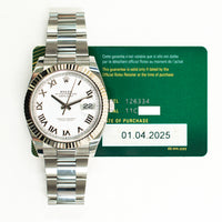 Datejust 41mm Steel and White Gold 126334
