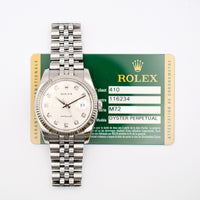 Datejust 36mm Steel and White Gold 116234