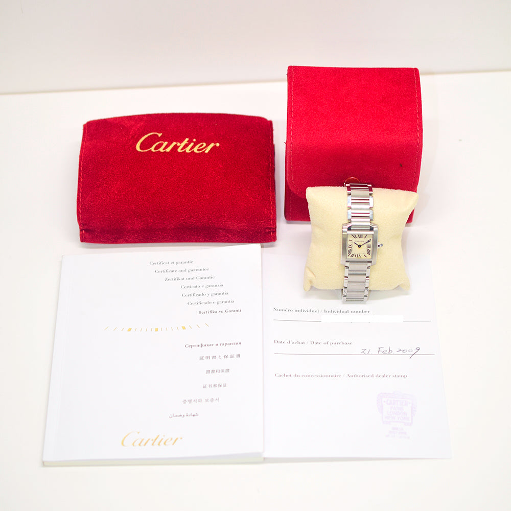 Tank Française Quartz Stainless Steel - 25mm x 20mm WE110004
