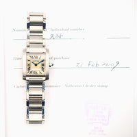 Tank Française Quartz Stainless Steel - 25mm x 20mm WE110004