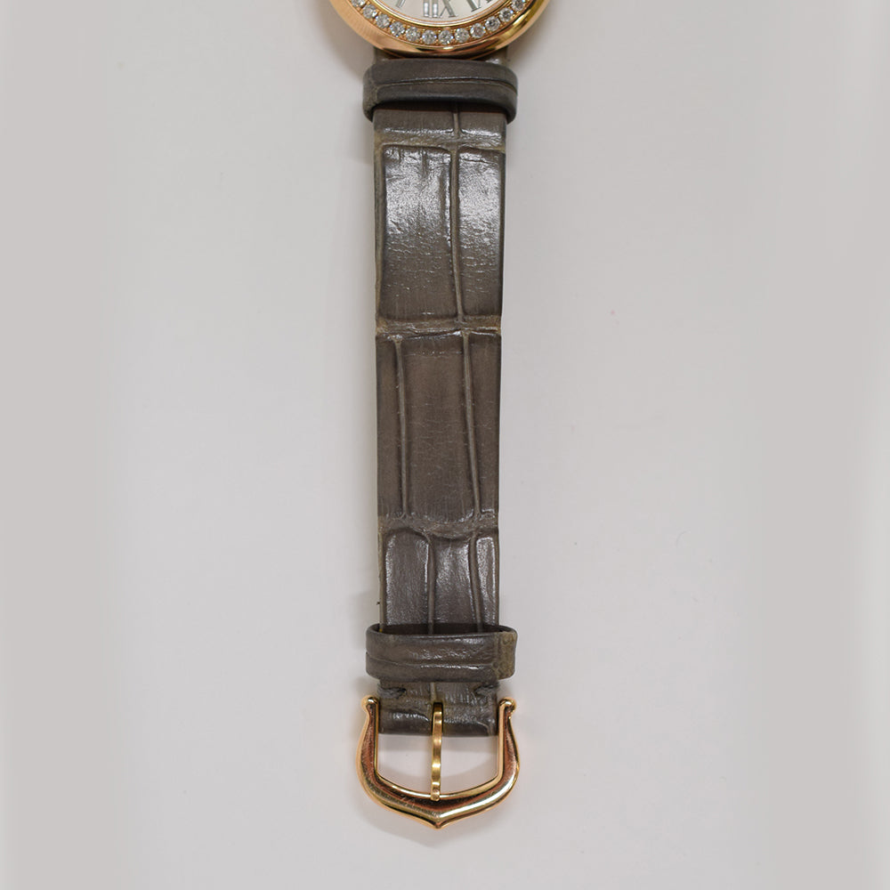 Ballon Blanc de Cartier Quartz 26mm Diamond Bezel Rose Gold WJBL0006