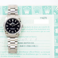 Explorer 36mm Steel 114270