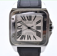 Santos 100 Large Steel - 51.1mm x 41.3mm W20073X8