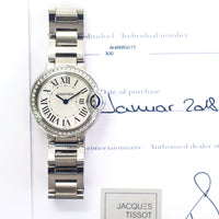 Ballon Bleu Small 28mm Diamond Bezel Steel W4BB0015