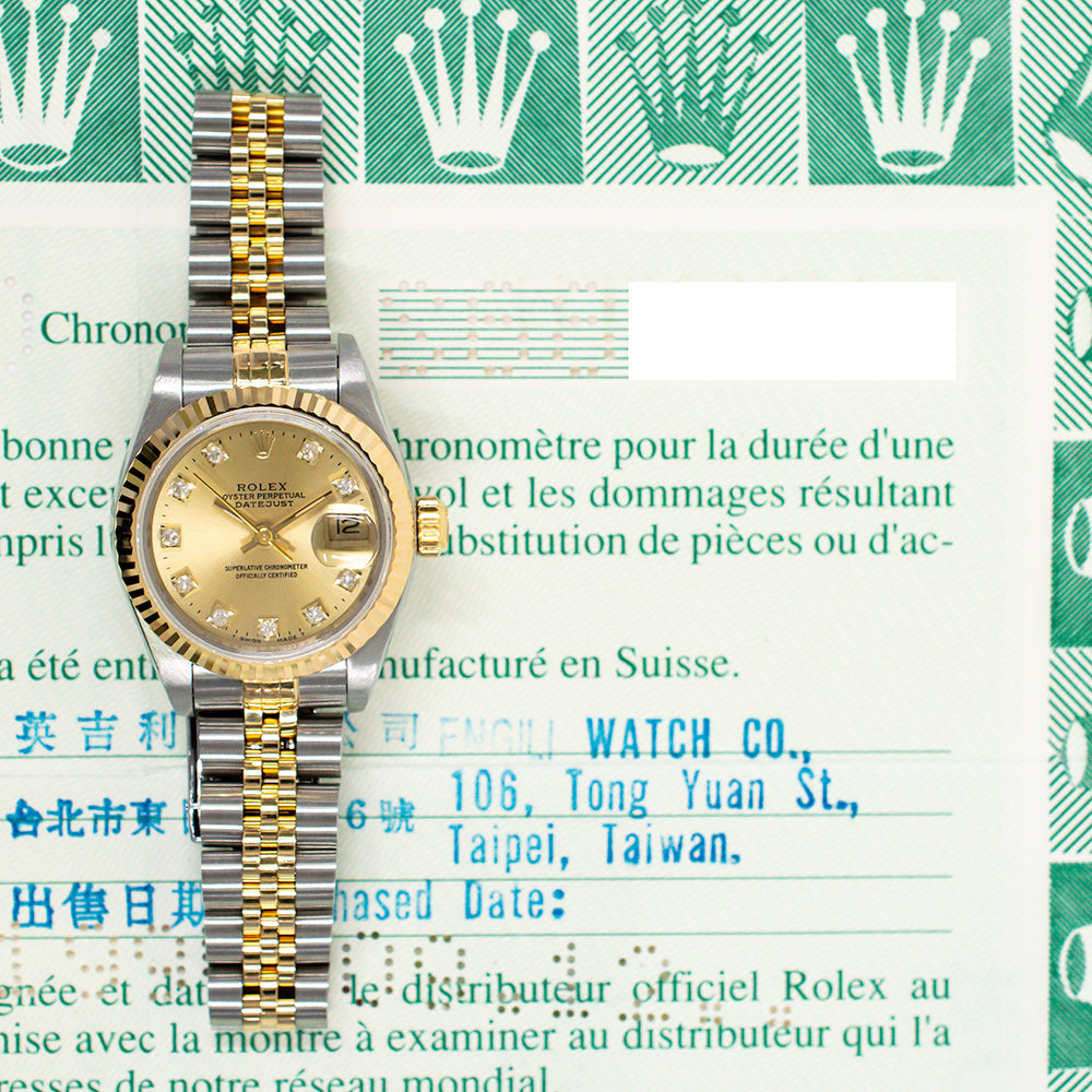 Datejust 26mm Steel and Yellow Gold 69173G