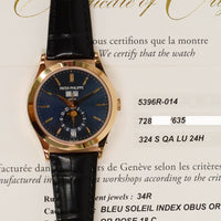 Complications Annual Calendar Moon Phase Selfwinding 38.5mm  Rose Gold 5396R-014
