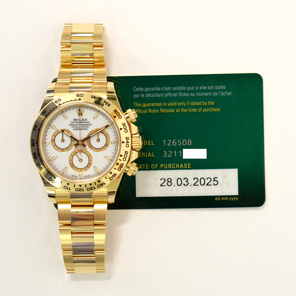 Daytona Yellow Gold 126508