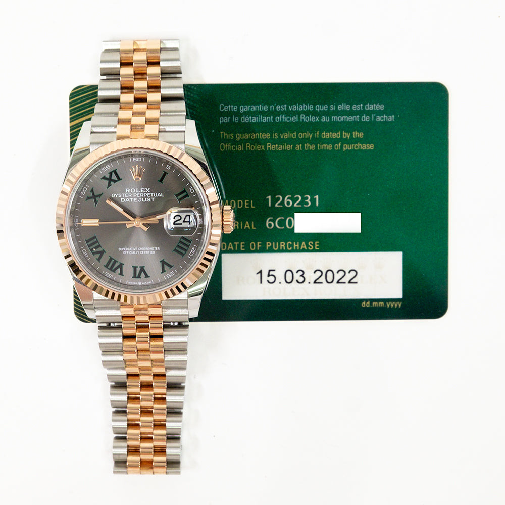 Datejust 36mm Steel and Rose Gold 126231