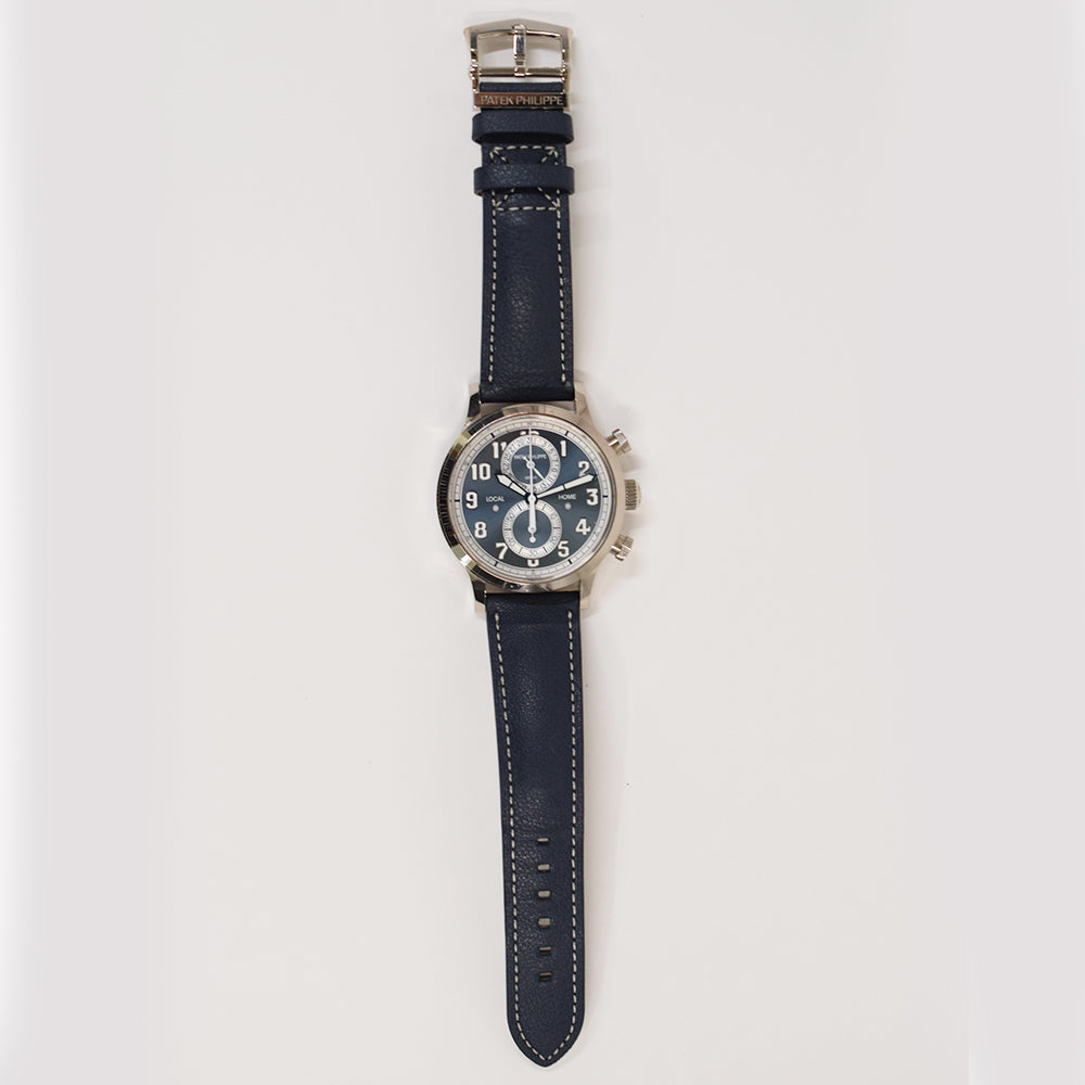 Calatrava Pilot Travel Time Flyback Chronograph 42mm White Gold 5924G-001